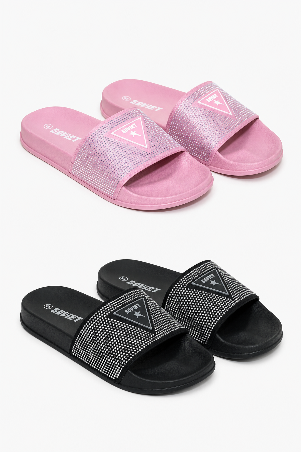 Soviet Bundle Deal Sterling Pink & Black Slides Bundle