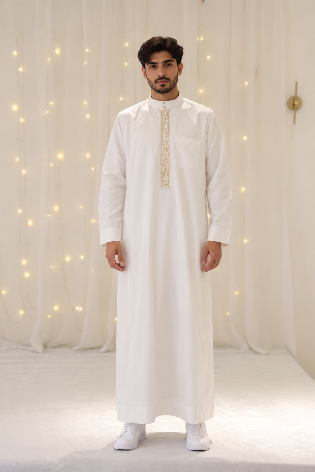 Men's Saudi Thobes Calligraphy