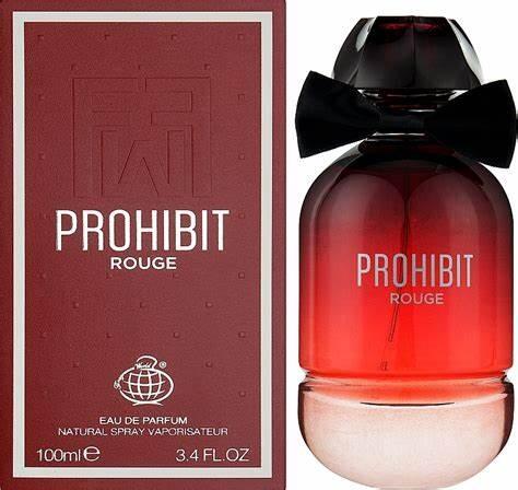Fragrance World Prohibit Rouge EDP 100ml