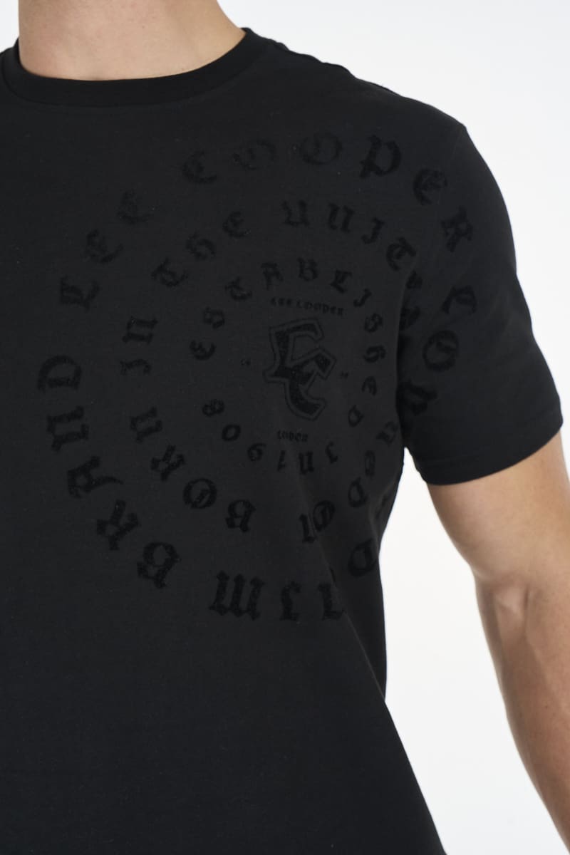 Lee Cooper Men’s T-shirt Samkelo Black