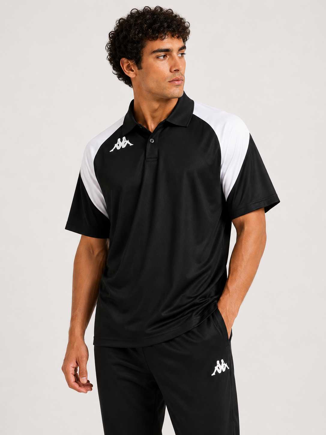 Kappa Leviolo Black & White Golfer