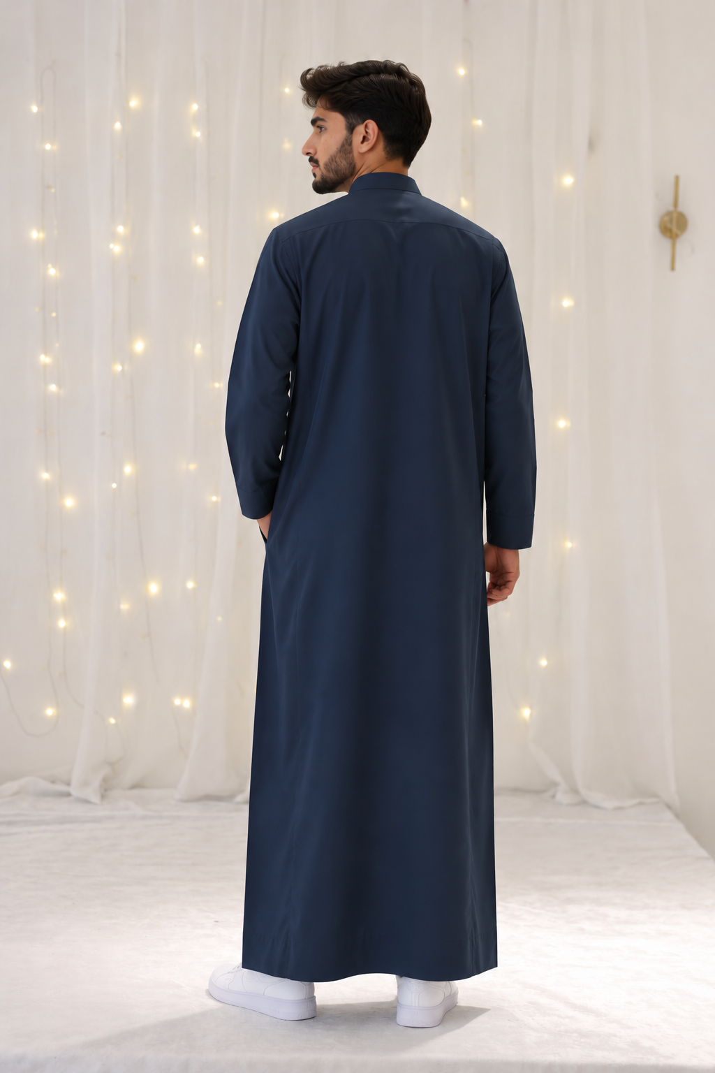 Men's Saudi Thobes Blue