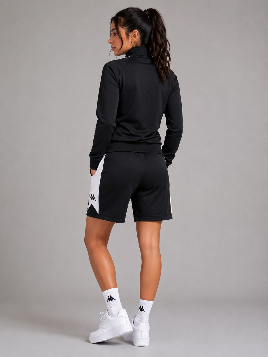 Kappa Women’s Iarella Black & White Jacket