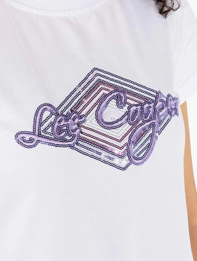 Lee Cooper Camilla White Slim Fit T-Shirt