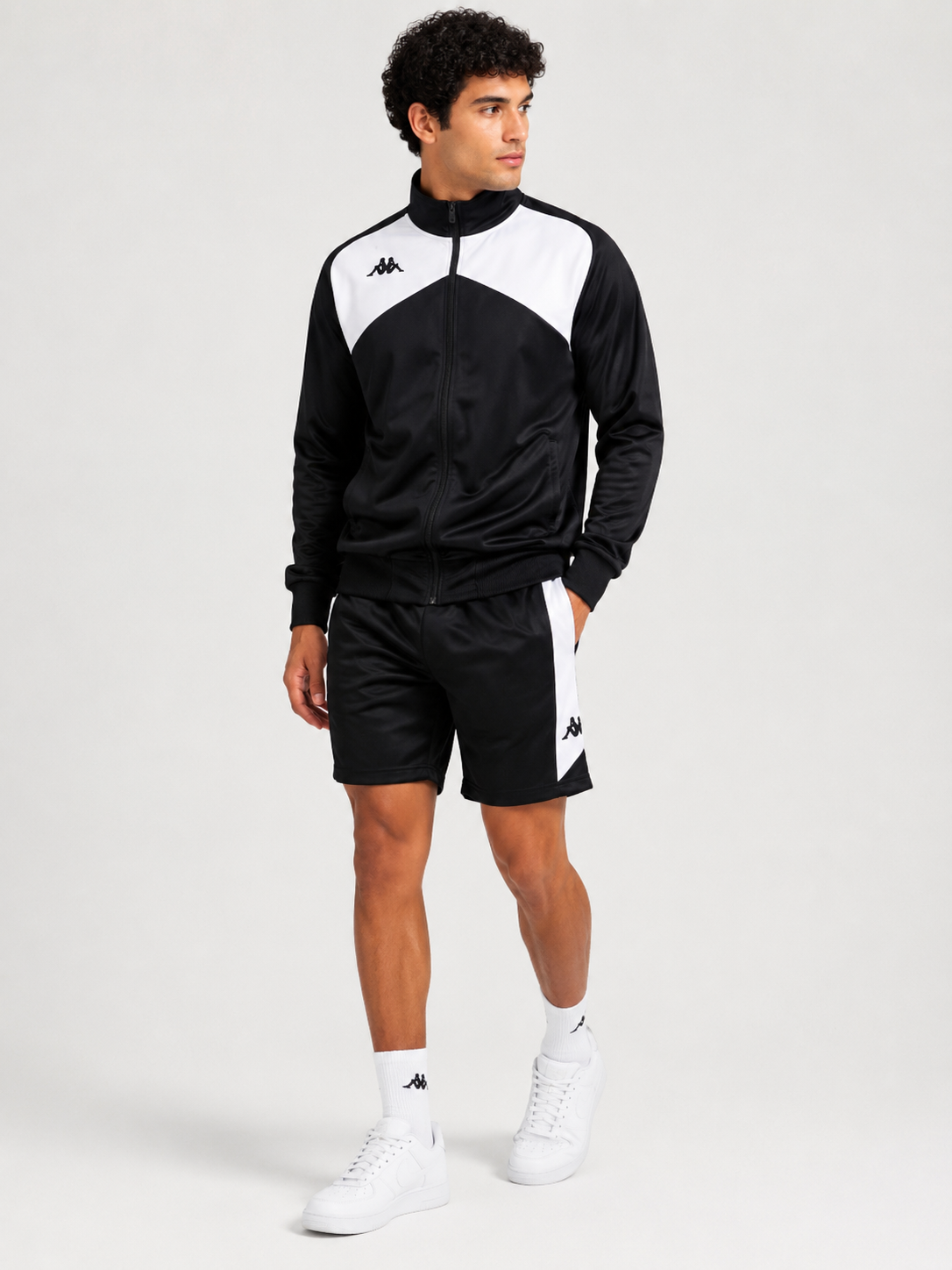 Kappa Iarella Black & White Jacket