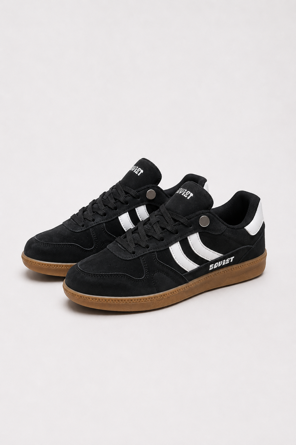 Soviet Stamford Black/Gum Fashion Sneaker