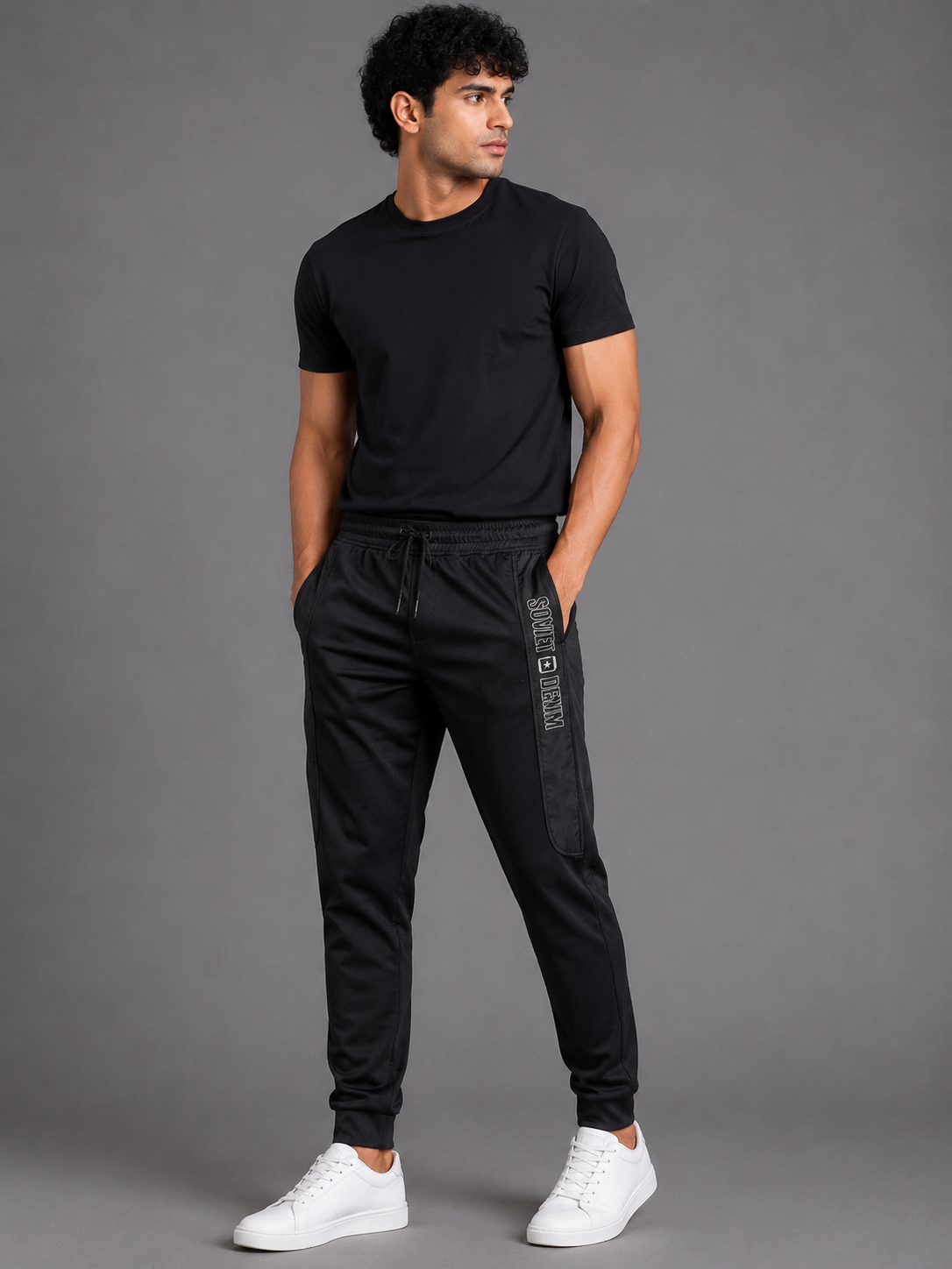 Soviet Urban Black Joggers