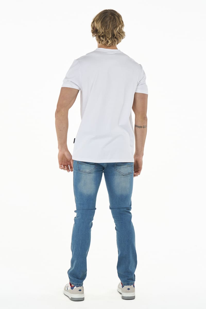 Lee Cooper Men’s T-shirt Langa White