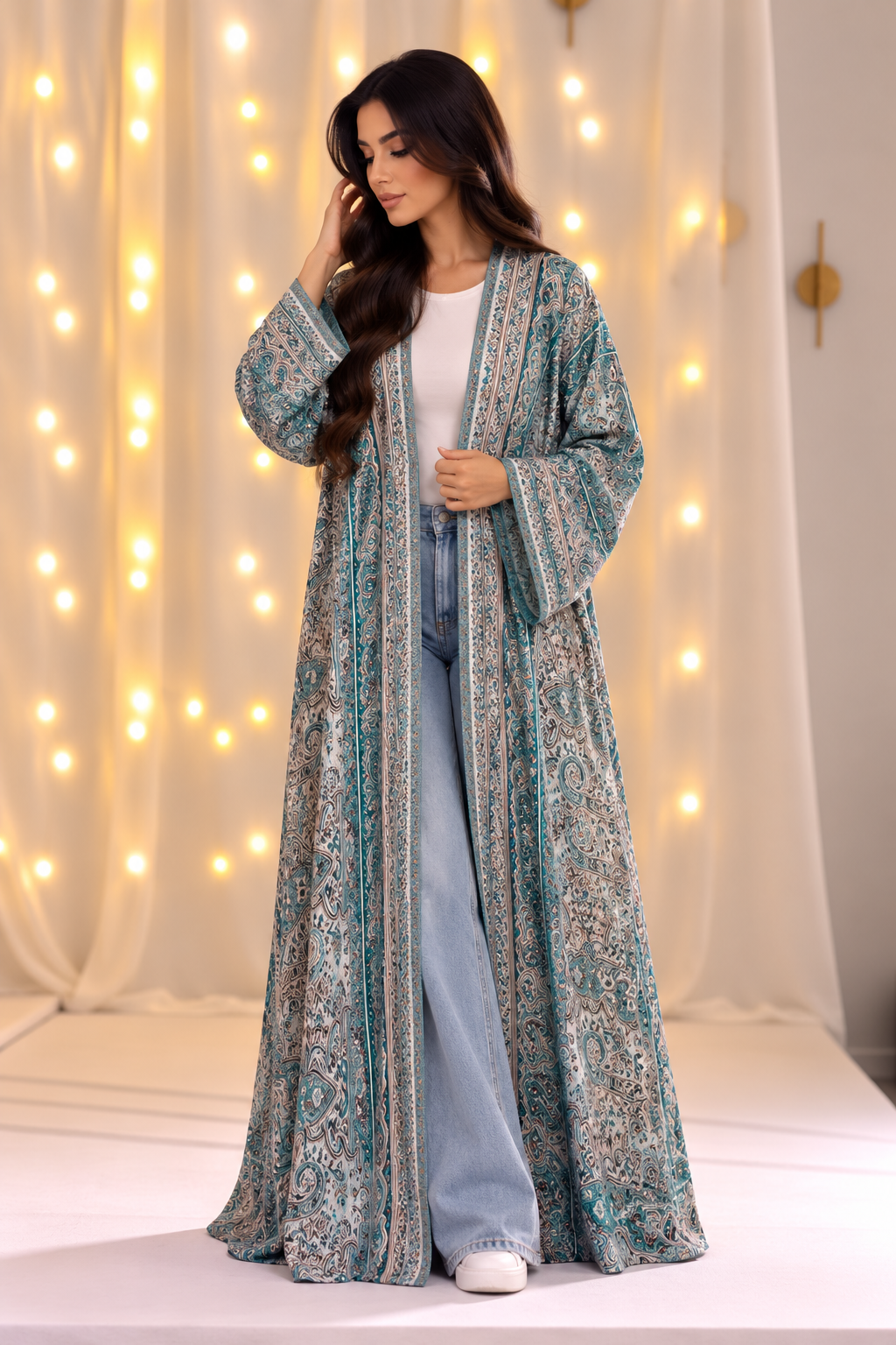 Pashmina Blue Throw