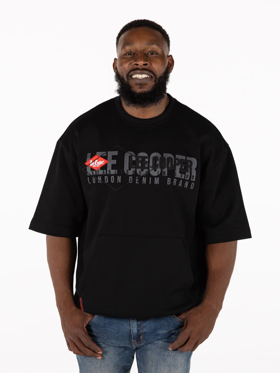Lee Cooper Mael Black Oversized Fit T-shirt