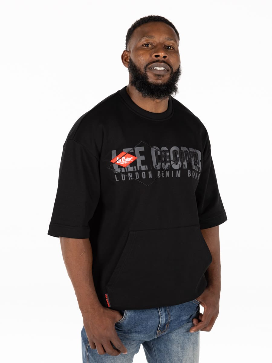 Lee Cooper Mael Black Oversized Fit T-shirt