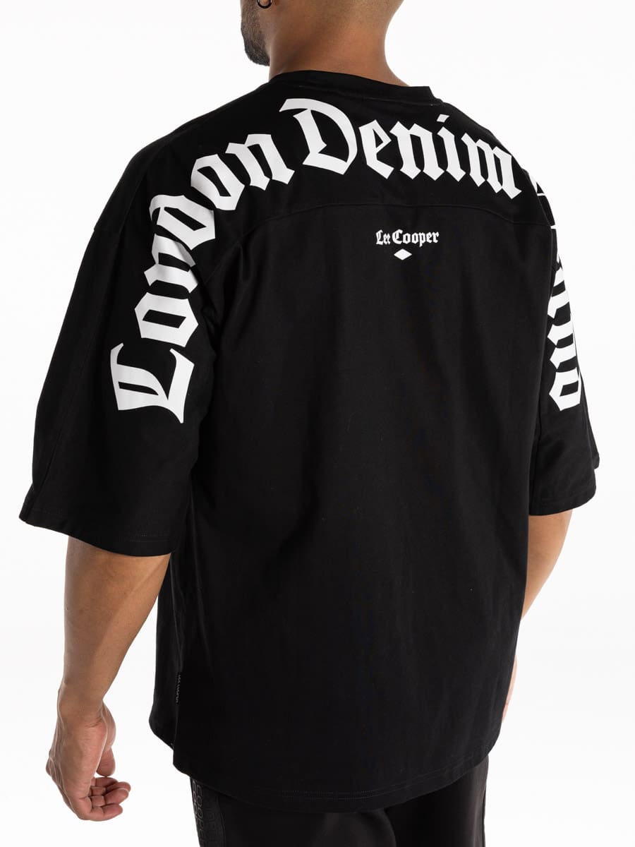 Lee Cooper Alois Black Oversized Fit T-shirt