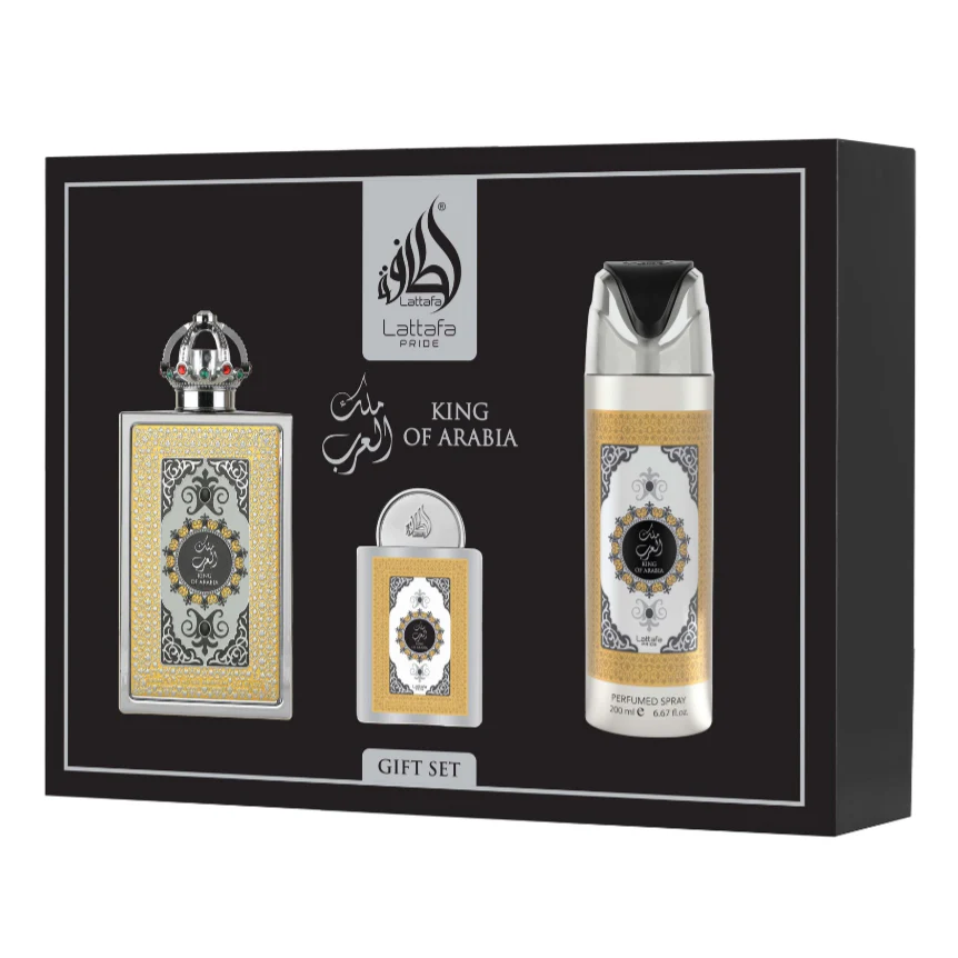 Lattafa king of arabia gift set EDP 100ml – The Luxe Aura