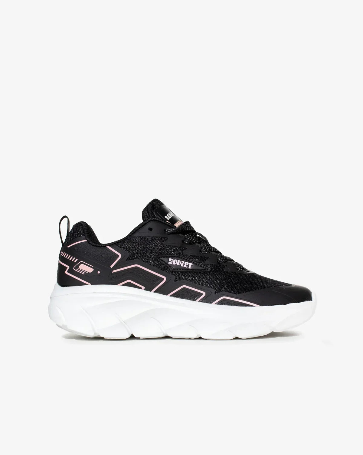 Soviet Clifton Black Pink Casual Athleisure Shoes