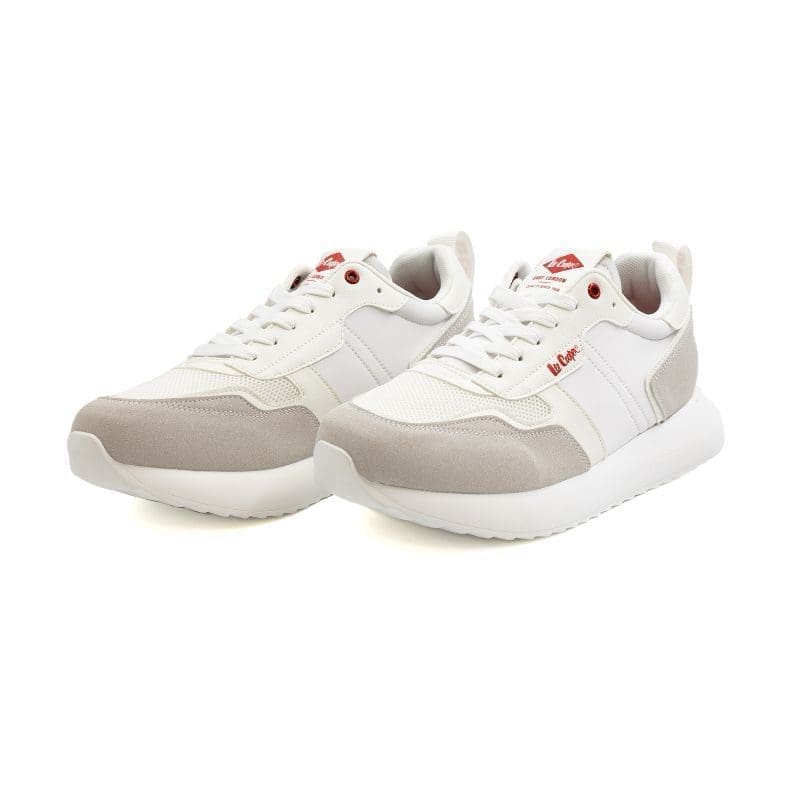 Lee Cooper Mace White Lace Up Sneaker