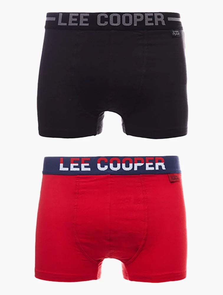 Lee Cooper Orignals Boxer Briefs Black And Red