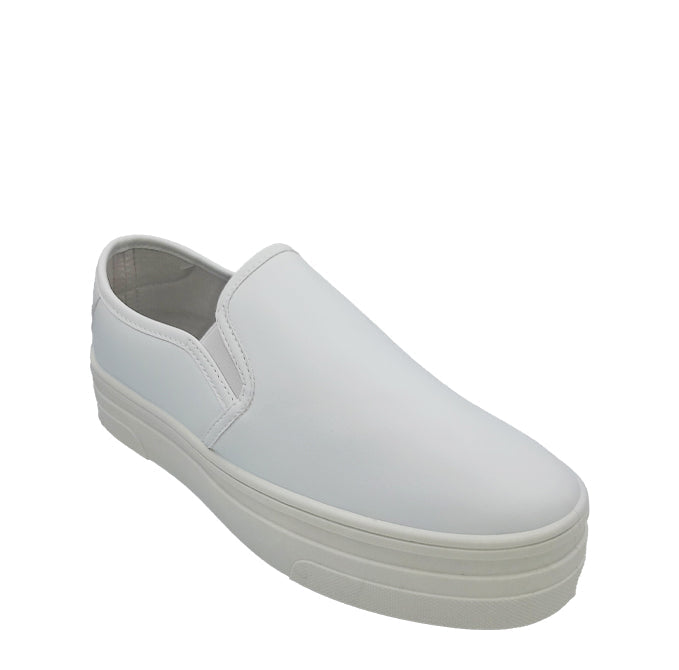 Soviet Blaire White Mono Sneakers