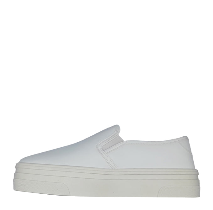 Soviet Blaire White Mono Sneakers