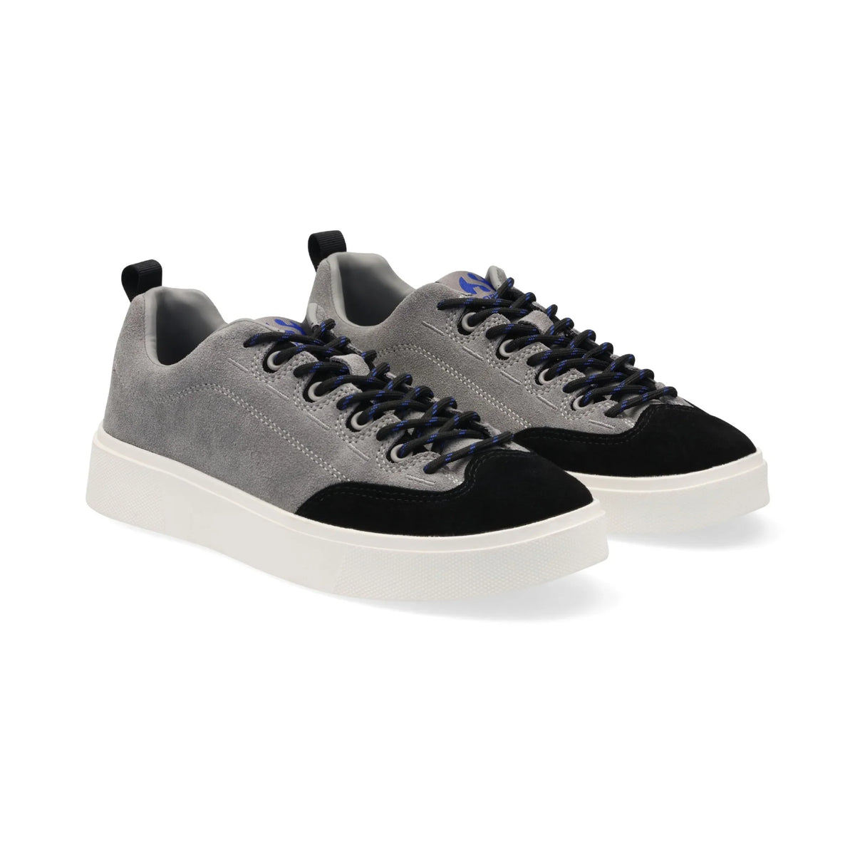 Superga 2812 Suede - Dk Grey Black White Shoes