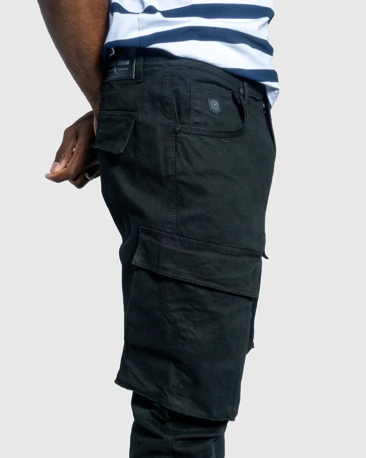 Soviet Lotto Black Cargo Pants