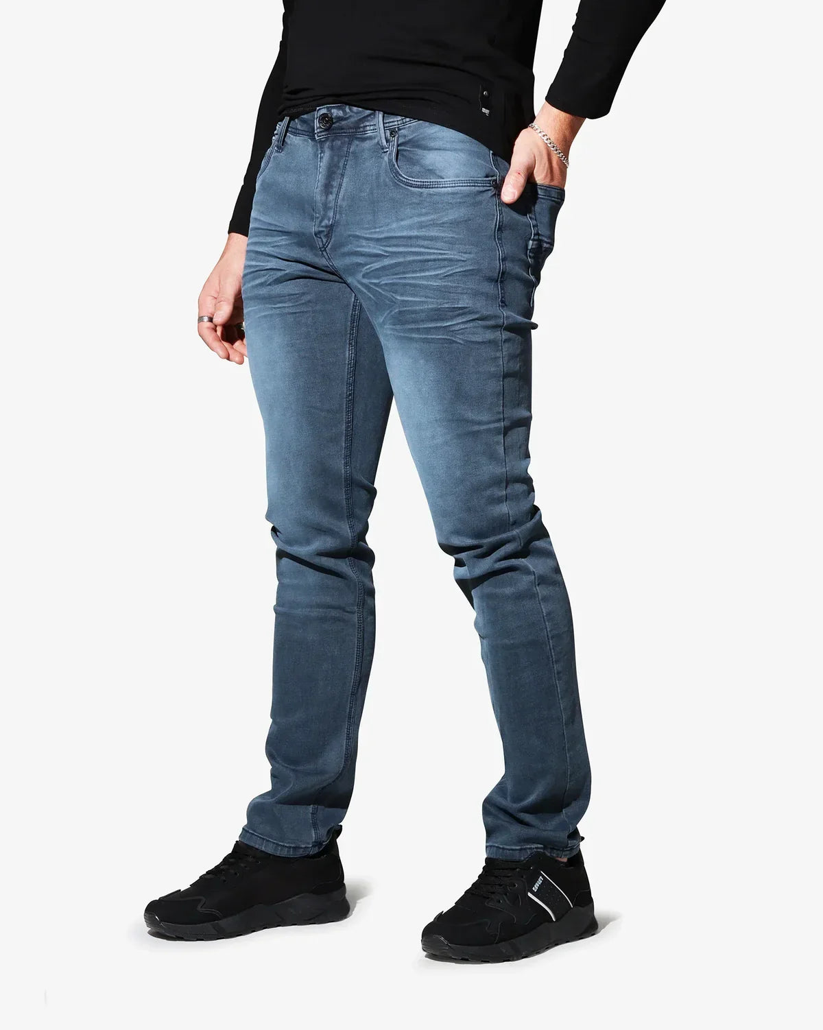Soviet Trooper #9 Petrol Slim Leg Denim