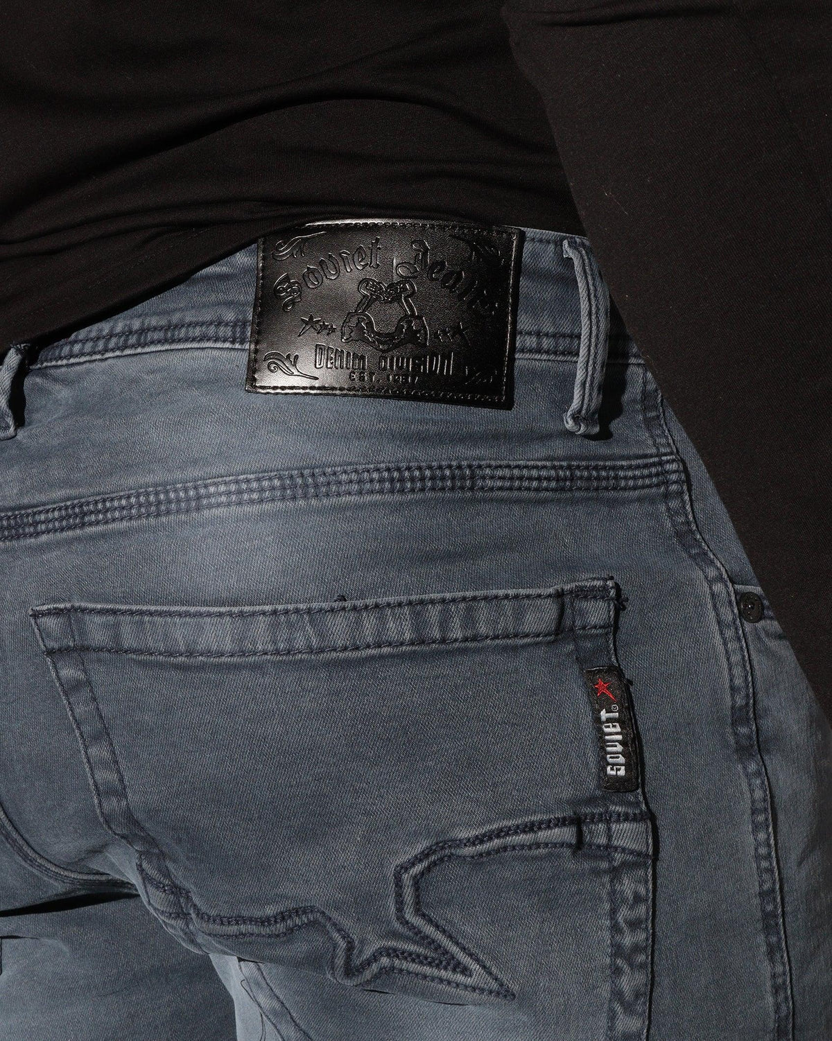 Soviet Trooper #9 Petrol Slim Leg Denim