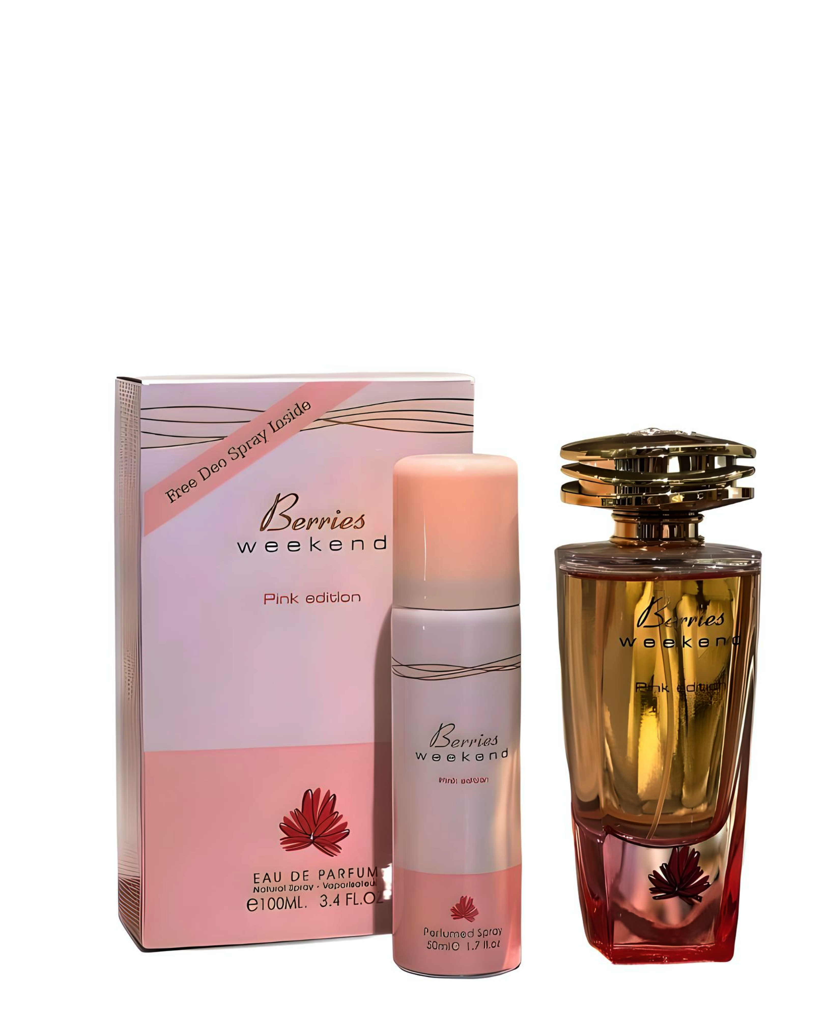 Fragrance World Berries Weekend Pink With Deo EDP 100ml