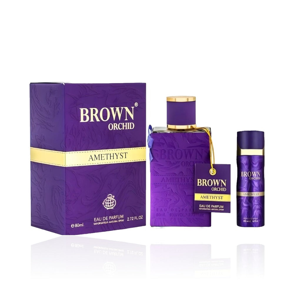 Fragrance World Brown Orchid Amethyst Purple Eau de Parfum 80ml – The Luxe Aura