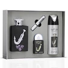 Lattafa ishq al shuyukh silver gift set EDP 100ml