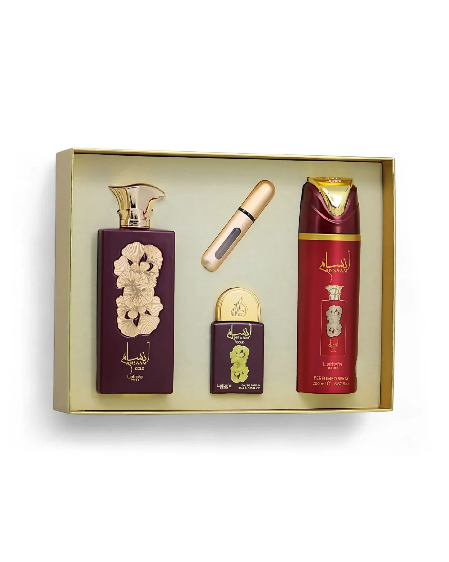 Lattafa ansaam gold gift set EDP 100ml – The Luxe Aura