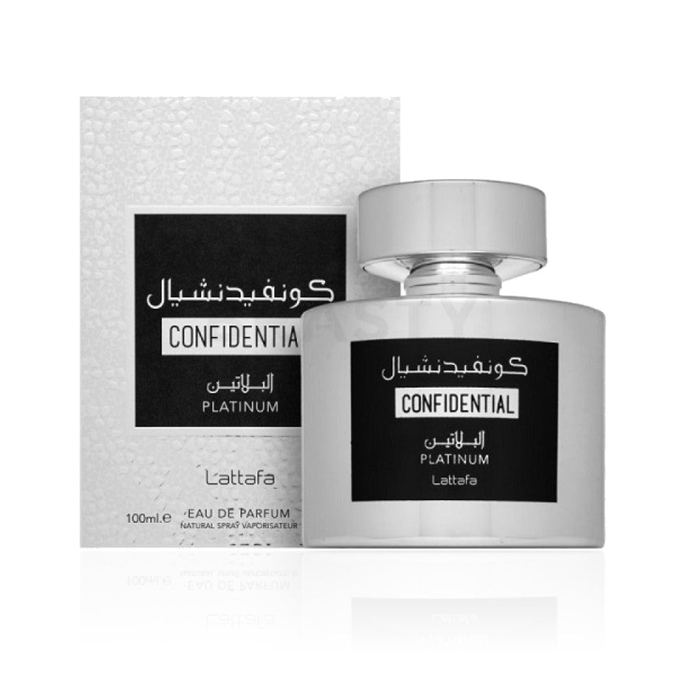Lattafa Confidential Platinum Eau de Parfum 100ml – The Luxe Aura