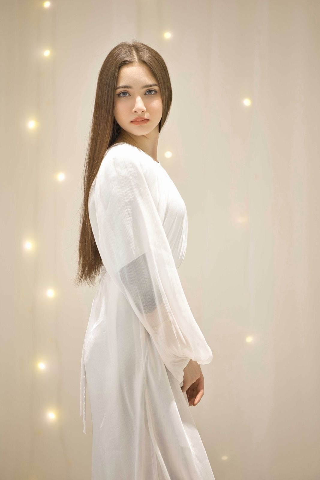 Noor White Dress – view 2