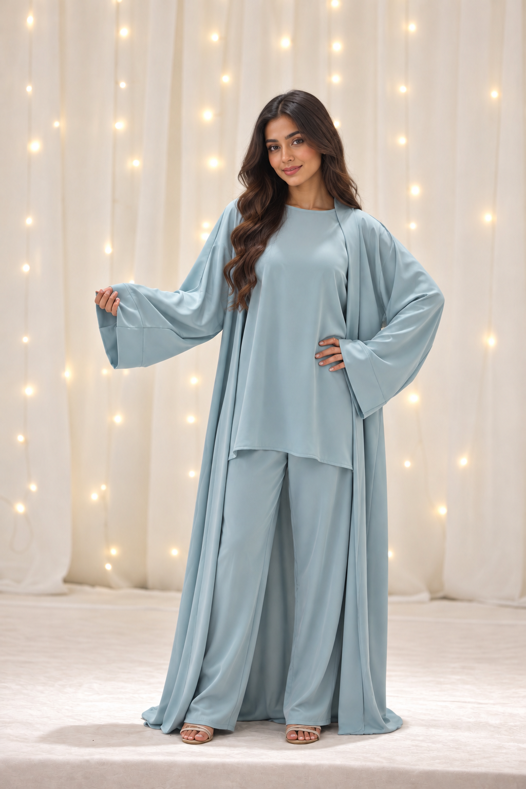 Aya Co-ord Set Sky Blue