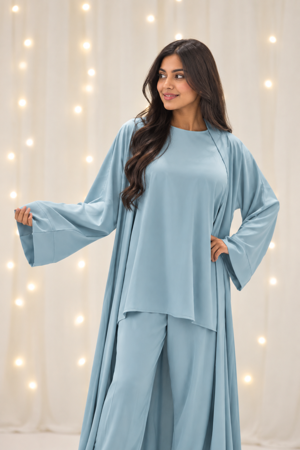 Aya Co-ord Set Sky Blue