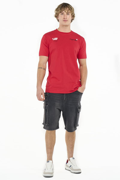 Lee Cooper Men’s T-shirt Rishen Red