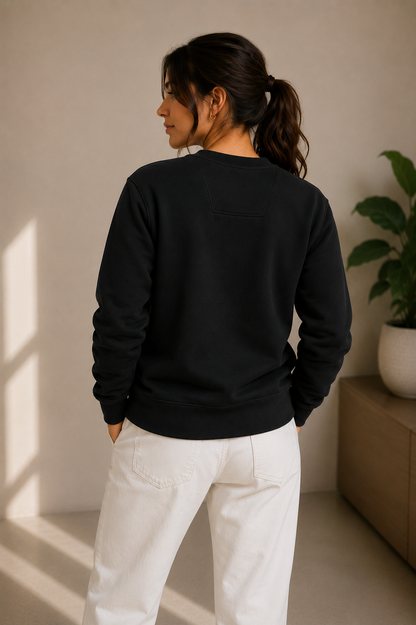 Women’s Black Long Sleeves sweatshirt