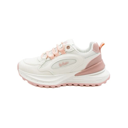 Lee Cooper Jaina White & Pink Lace
Up Sneaker