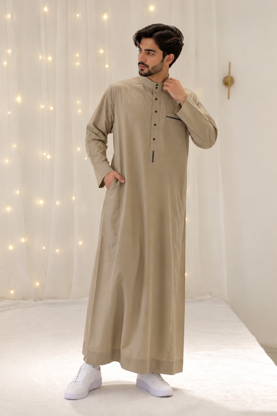 Men's Saudi Thobes Fawn