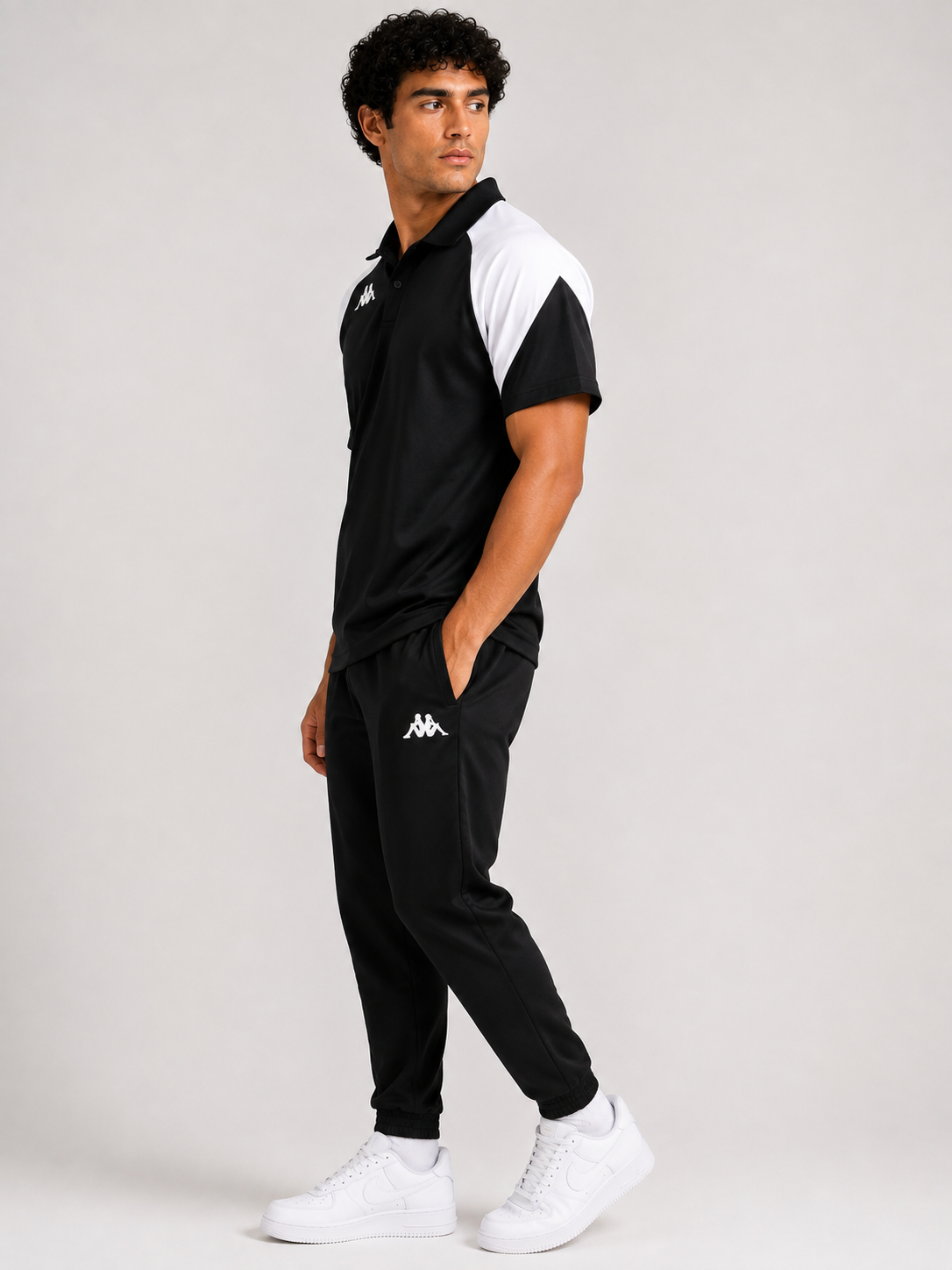 Kappa Leviolo Black & White Golfer