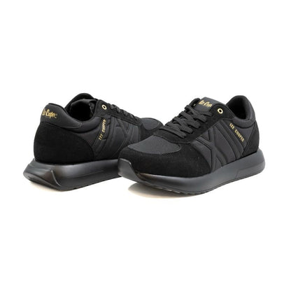 Lee Cooper Agen Black Lace Up Sneaker