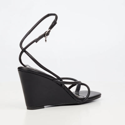Miss Black Marley 1 High Wedges