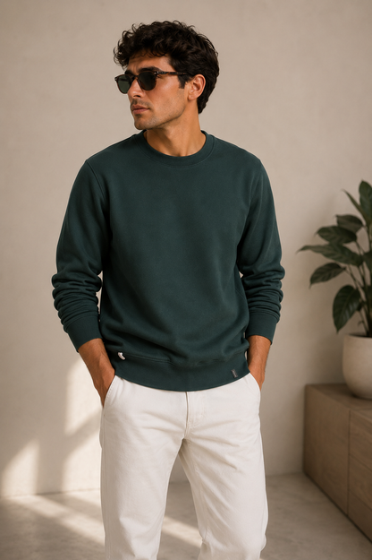 Green Long Sleeves sweatshirt