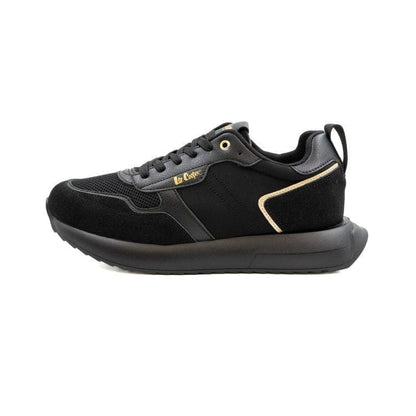 Lee Cooper Agen Black Lace Up Sneaker
