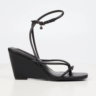 Miss Black Marley 1 High Wedges