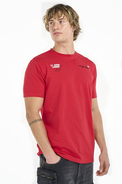 Lee Cooper Men’s T-shirt Rishen Red