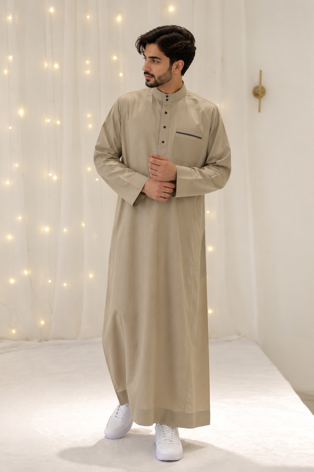 Men's Saudi Thobes Fawn