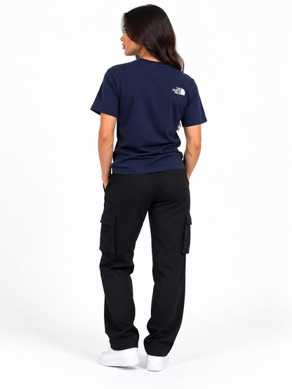 Women’s North Face Evolution Navy Short Sleeves 8B6J