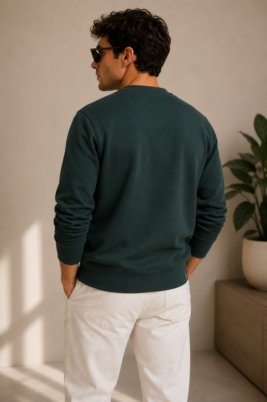Green Long Sleeves sweatshirt