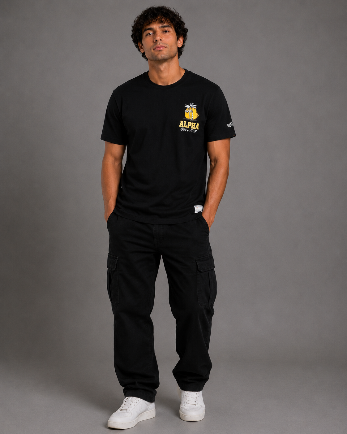 Alpha Industries Okinawa Black T-Shirt