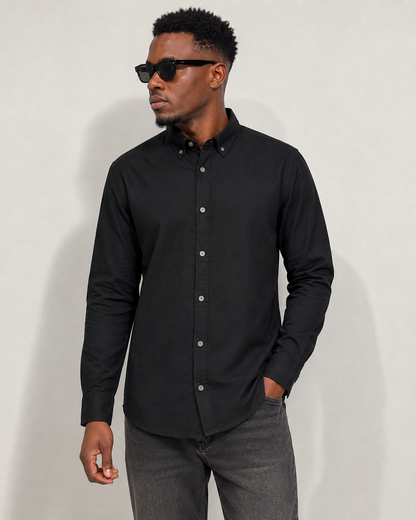 Bundle Deal Black & Blue Long Sleeves Button Up Shirt